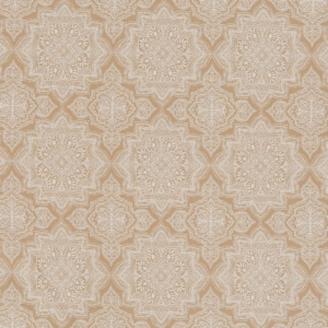 D1432 Sandstone Mandala Outdoor upholstery fabric by the yard full size image